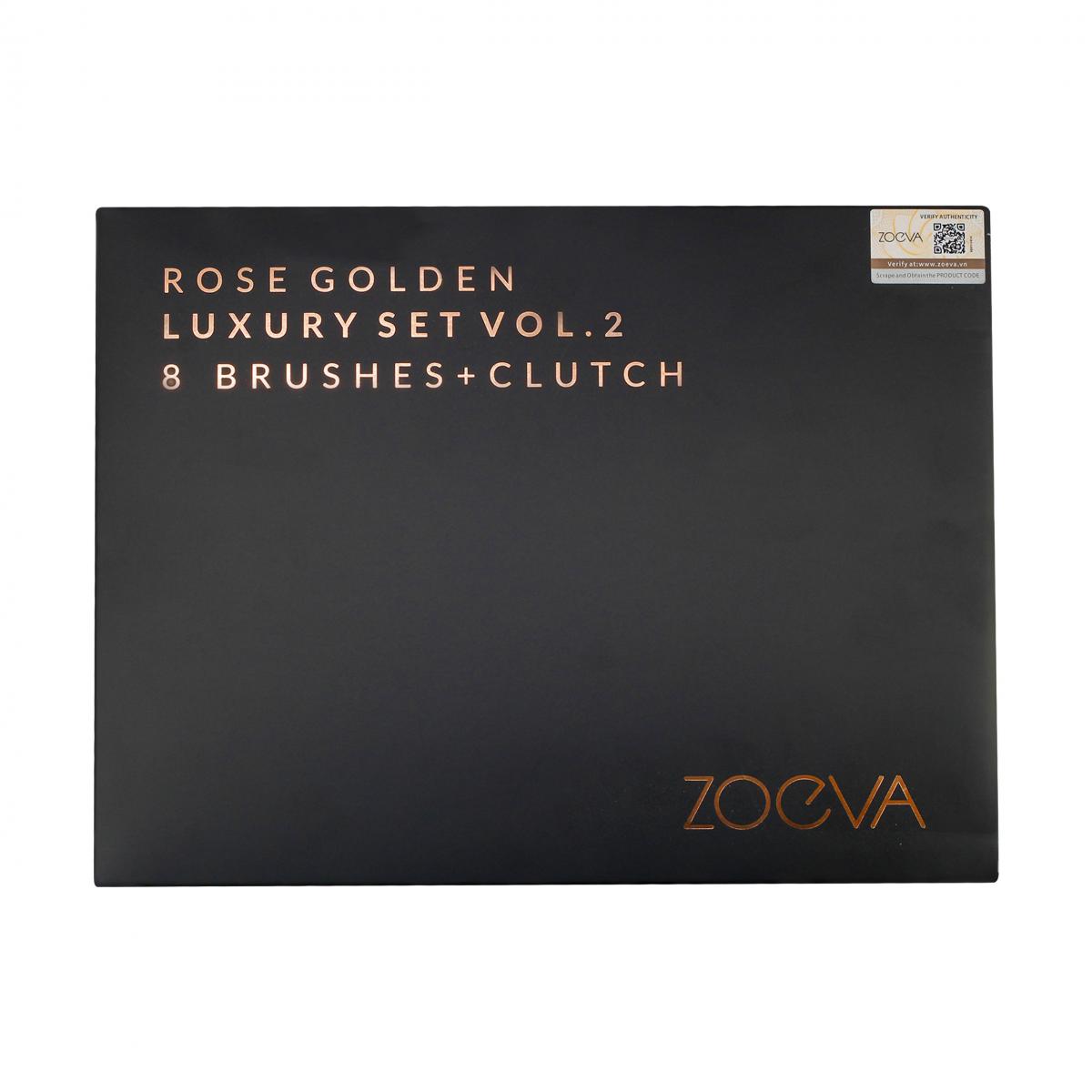 Bộ Cọ Trang Điểm 8 Cây ZOEVA Rose Golden Luxury Vol.2 0164